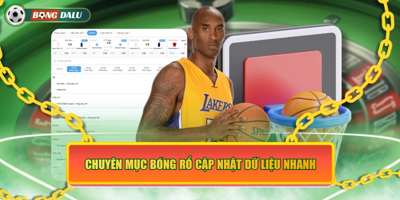 Chuyên mục bóng rổ cập nhật dữ liệu nhanh