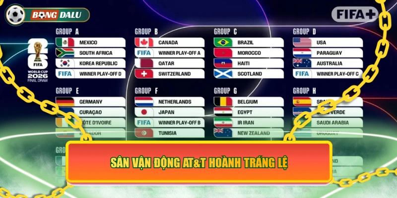 Sân vận động AT&T hoành tráng lệ